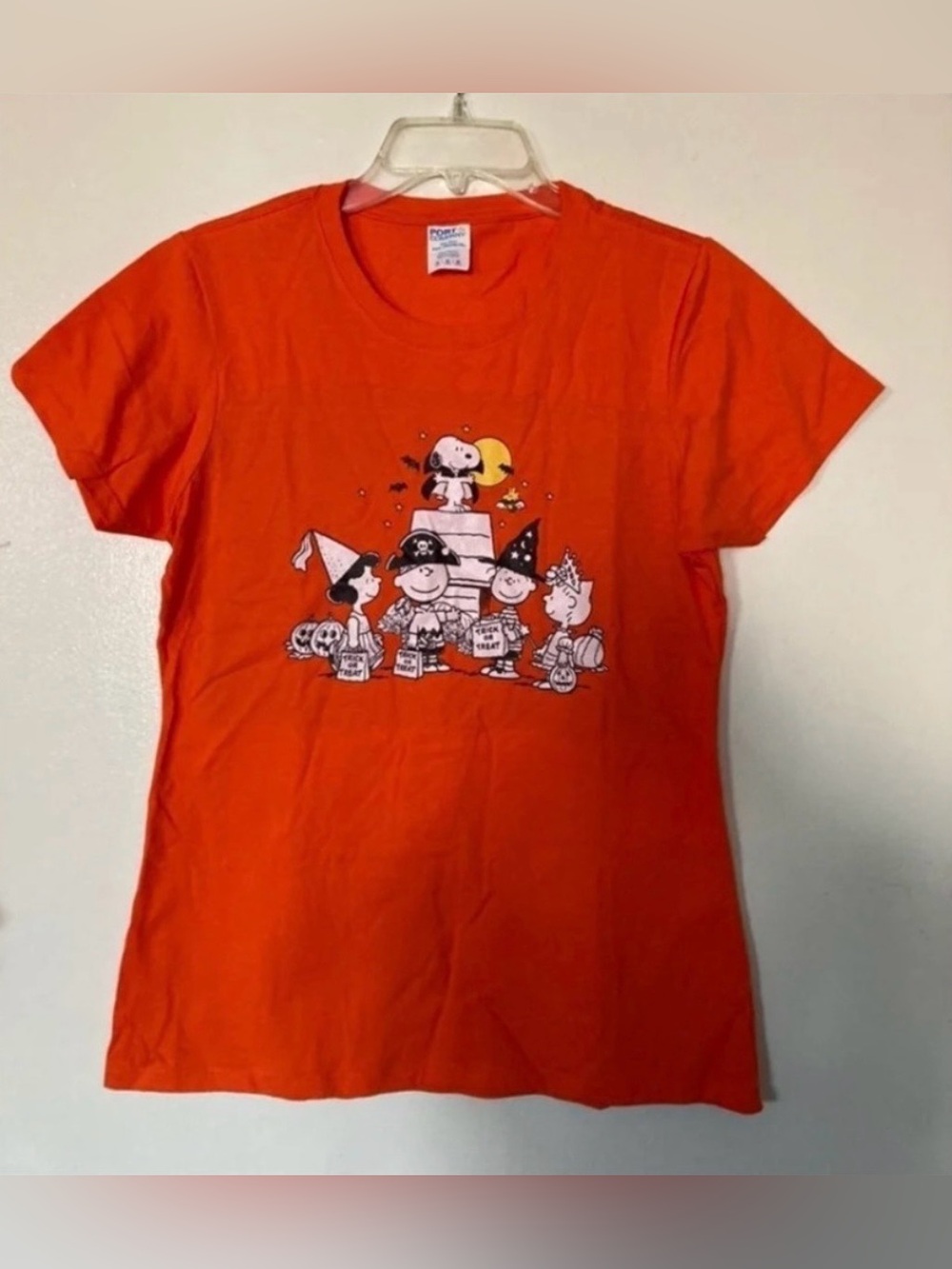 *BRAND NEW* PeanutsCharlieBrown&Friends Halloween Costume Orange Graphic T-Shirt